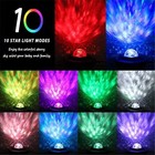 Galaxy Starry Night Light Bluetooth Led Projector Star Sky Ocean Xmas Decor Lamp