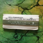 2 Pcs Silicone Christian Bracelet  - Bible Verse Bracelets Psalm 23 4   Luke 1 3