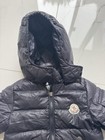 Moncler Unisex Kids Navy Hooded Puffer Jacket Down Zip Size 18-24m