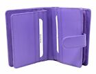 Womens Rfid Blocking Genuine Leather Clutch Wallet Id Card Holder Zip Coin Purse