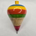 Wooden Trompo Mexican Classic Spininng Top - Trompo De Madera Jugete Mexicano