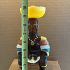 Vintage 70   s Angostura Trinidad Old Oak Rum Limbo Drummer Caribbean Bottle Empty