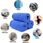 Microfiber Car Wash Towel 500gsm Soft Quick Dry Cleaning Cloth Us