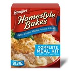 Banquet Homestyle Bakes 2 Ct  Chicken Mashed Potatoes And Biscuits Meal Kit 30oz