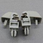 2pcs Grey Sun Visor Support Retainer Clip 6r0857561y20 For 2012-2015 Vw Passat