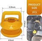 2 Pcs Car Gearbox Shift Rod Cable Bushing  Rubber Flexible Replacement 15276979