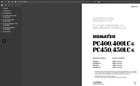 Komatsu Pc400lc-6 Hydraulic Excavator Owners Service Shop Operators Manual Pdf