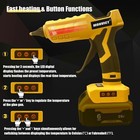 Cordless Glue Gun For Dewalt 20v Battery  Upgraded 100w With Dewalt 4ah Battery 