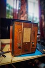 Vintage 1934 Atwater Kent Model 185 Art Deco  tombstone  Tabletop Tube Radio