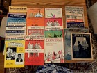 Large Lot Of Vintage Sheet Music Books  Musicals Mixed Genre s Elvis Sinatra Etc