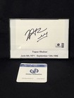 Tupac Shakur Signed Autographed 3x5 Index Card With Rare Crown  Framed  Gai Coa