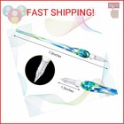 Zonon 3 Pieces Handmade Glass Dip Pen High Borosilicate Crystal Calligraphy Glas