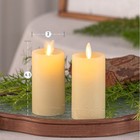 Luminara Flameless Votive Wax Candles Realistic Flicker Timer Remote Control-2pc