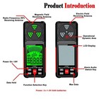 Emf Meter  3-in-1 Electromagnetic Field Radiation Detector For Ef Rf Mf