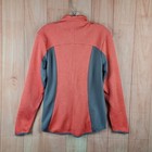 Nike Golf Tour Performance Dri Fit Jacket Womens Sz L Coral Gray Quarter Zip