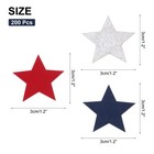 200pcs Star Confetti Glitter Confetti Table Decor 1 2x1 2inch multicolor