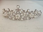 Faux Pearl   Rhinestone Tiara