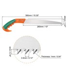 10  Hand Pruning Saw straight Blade Plastic Handle Double-edge Tooth