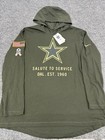 Dallas Cowboys Men   s Xxl Nike Nfl Salute To Service Sideline Lightweight Hoodie