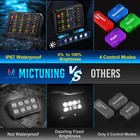 Rgb 12 Gang Switch Panel Toggle Led Light Bar Switch Relay System Marine 12v 24v