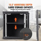 9u Wall Mount Network Server Rack Cabinet Enclosure 15 5   Deep Door Lock