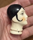 Art Deco Woman Half Doll Pierrot Head Pin Cushion Germany