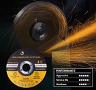 200 Pcs 4-1 2  X  040  X 7 8  Cutting Discs Metal Stainless Steel Cut-off Wheels