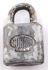Vintage Padlock Corbin Usa With 2 Keys Hardened Appx 1-5 8  High X 1  Long Read