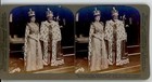 Crowned King Edward Vii   Queen Alexandra Coronation Buckingham Stereoview C1899