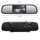 4 3in Car Rearview Mirror Monitor With Backup Radar Parking Sensor Camera Kit