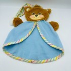 Vintage Fisher Price Sleepy Teddy Beddy Bear Baby Lovey Security Blanket 1985