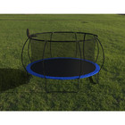 14ft Trampoline With Basketball Hoop  Enclosure Net   Ladder  Durable