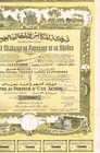 Egypt Import  Export Company Stock Certificate bond 1 Sh