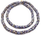 Rare Antique Venetian Cobalt Blue Wound African Trade Beads- 1886