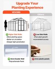 Polycarbonate Greenhouse Walk-in 8 X 10 Ft Heavy Duty Green House Outdoor Garden