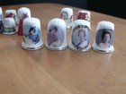 Thimbles - 24 - Bone China  Metal  Plastic  Porcelain - Queen Elizabeth Golden J