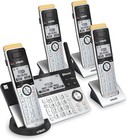 Vtech Cordless Phone Answering Machine Bluetooth 4 Handset Super Long Range