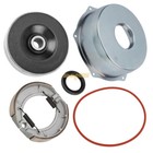 Rear Brake Drum Cover Hub Brake Shoes Seal Kit For Yamaha Big Bear 400 2000-2004
