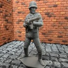 World War 2 German Toy Soldier Shooting Sub Machine Gun Military 1 32 3d Figure