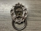 Keeler Authentic Big 4    Vintage Brass Lion Door   Gate Knocker Handle Pull Door 