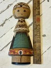 1960 s Ussr Estonia Muhu Salvo Wooden Wall Doll Folk Souvenir 9   