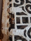 Salvaged For Restoration Antique 12 x10  Cast Iron Furnace Grate Register Cover