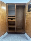1930s Gentlemans Compactom Art Deco Antique Vintage Wardrobe Veneer