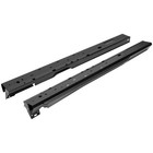 2pcs Rocker Panels Black Steel For 1993-2011 Ford Ranger Extended Cab 2 Dr Pair