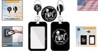 Cute Retractable Skeleton Badge Holder - Durable Id Card Protector Case