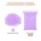 Foam Beads  4-6mm Mini Polystyrene Foam Balls  bright Purple  1 Pack 30g 