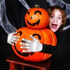 12 Color Led Light Up Gloves Finger Flashing Toys For Halloween Birthday Party