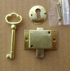 Cabinet Door Lock Set W  Key For Curio China Grandfather Clock Chest New Usa