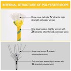 1 2inch Braided Arborist Rope Tree Climbing Rope 150ft Polyester Static Rope    