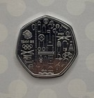 2021 Team Gb Tokyo 2020 Olympics Brilliant Uncirculated Uk Fifty Pence 50p Coin